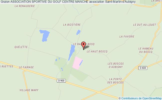 plan association Association Sportive Du Golf Centre Manche Saint-Martin-d'Aubigny