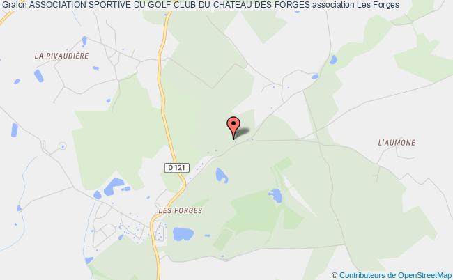plan association Association Sportive Du Golf Club Du Chateau Des Forges Les Forges