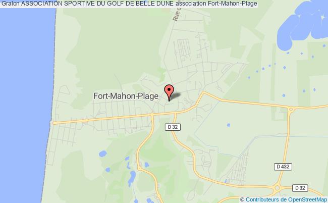 plan association Association Sportive Du Golf De Belle Dune Fort-Mahon-Plage