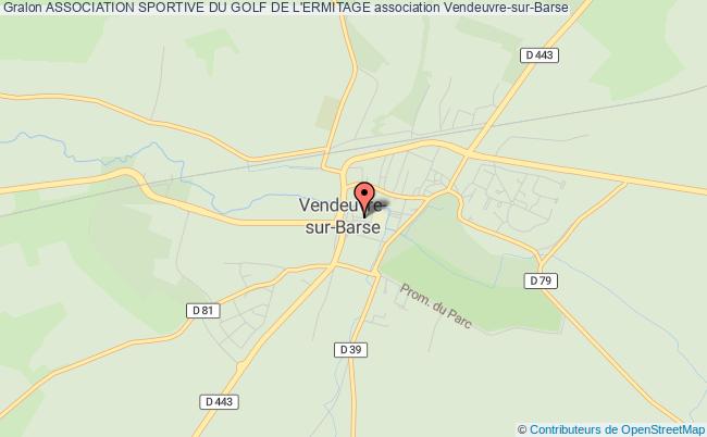 plan association Association Sportive Du Golf De L'ermitage Vendeuvre-sur-Barse