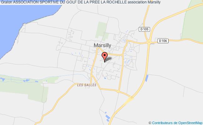 plan association Association Sportive Du Golf De La Pree La Rochelle Marsilly