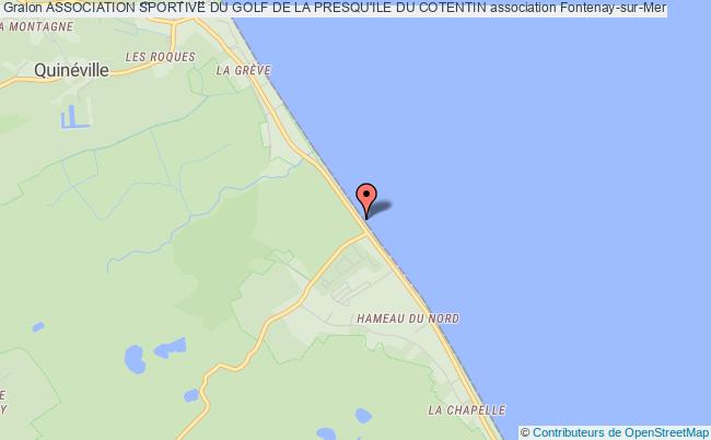 plan association Association Sportive Du Golf De La Presqu'ile Du Cotentin Fontenay-sur-Mer