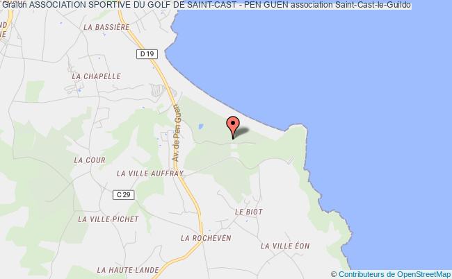 plan association Association Sportive Du Golf De Saint-cast - Pen Guen 