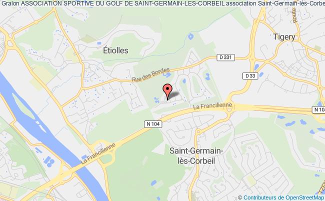 plan association Association Sportive Du Golf De Saint-germain-les-corbeil Saint-Germain-lès-Corbeil