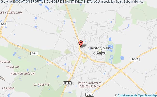 plan association Association Sportive Du Golf De Saint Sylvain D'anjou Verrières-en-Anjou