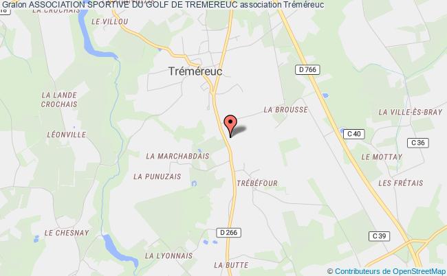 plan association Association Sportive Du Golf De Tremereuc 