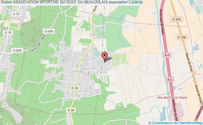 plan association Association Sportive Du Golf Du Beaujolais Lucenay