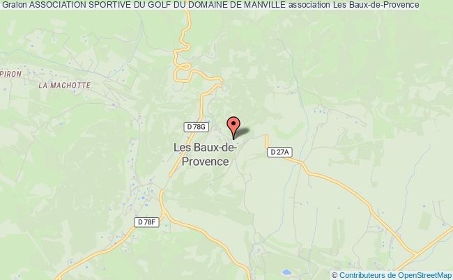 plan association Association Sportive Du Golf Du Domaine De Manville Les Baux-de-Provence