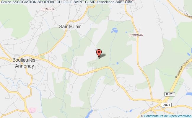 plan association Association Sportive Du Golf Saint Clair Saint-Clair