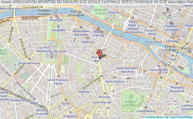 plan association Association Sportive Du Groupe Ece Ecole Centrale D'electronique As Ece Paris