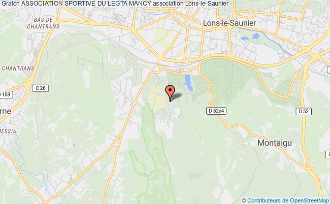 plan association Association Sportive Du Legta Mancy Lons-le-Saunier