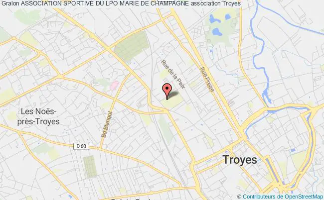 plan association Association Sportive Du Lpo Marie De Champagne Troyes