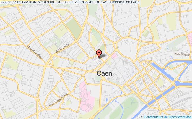 plan association Association Sportive Du Lycee A Fresnel De Caen Caen