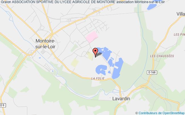 plan association Association Sportive Du Lycee Agricole De Montoire Montoire-sur-le-Loir