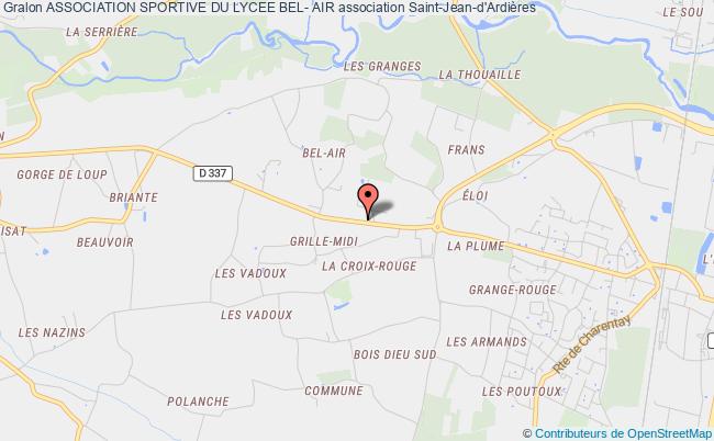 plan association Association Sportive Du Lycee Bel- Air Saint-Jean-d'Ardières