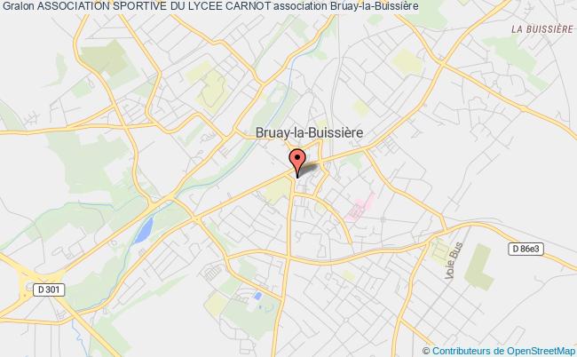 plan association Association Sportive Du Lycee Carnot Bruay-la-Buissière Cedex