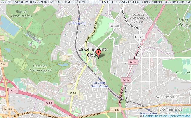 plan association Association Sportive Du Lycee Corneille De La Celle Saint Cloud La    Celle-Saint-Cloud
