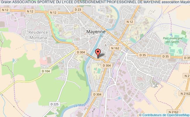 plan association Association Sportive Du Lycee D'enseignement Professionnel De Mayenne Mayenne