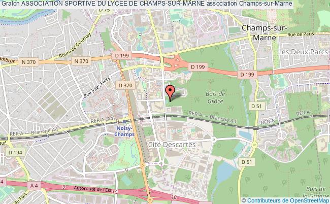 plan association Association Sportive Du Lycee De Champs-sur-marne Champs-sur-Marne