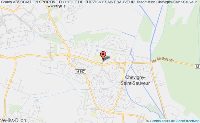 plan association Association Sportive Du Lycee De Chevigny Saint Sauveur. Chevigny-Saint-Sauveur