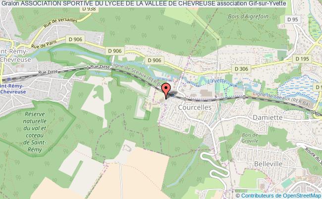 plan association Association Sportive Du Lycee De La Vallee De Chevreuse Gif-sur-Yvette