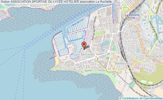 plan association Association Sportive Du Lycee HÔtelier La    Rochelle