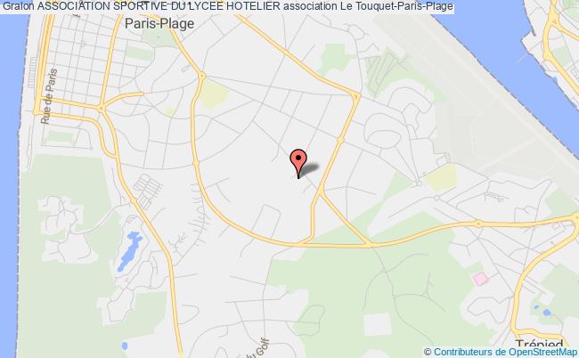 plan association Association Sportive Du Lycee Hotelier Le    Touquet-Paris-Plage