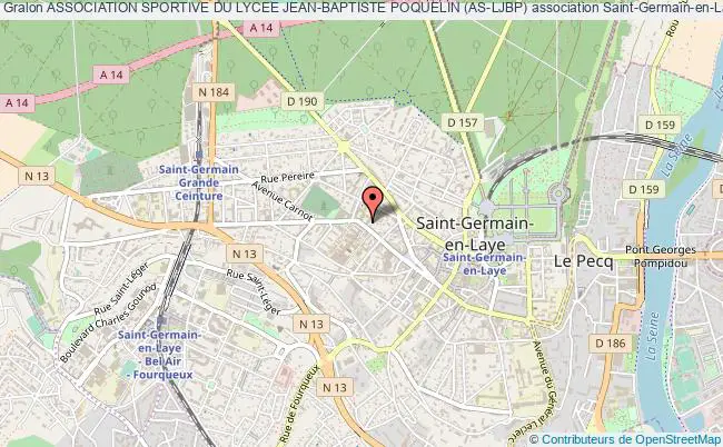 plan association Association Sportive Du Lycee Jean-baptiste Poquelin (as-ljbp) Saint-Germain-en-Laye