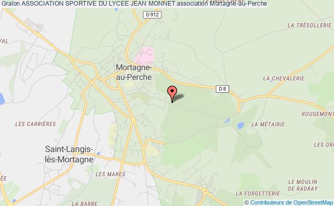 plan association Association Sportive Du Lycee Jean Monnet Mortagne-au-Perche