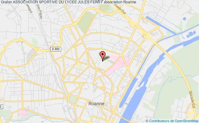 plan association Association Sportive Du Lycee Jules Ferry Roanne
