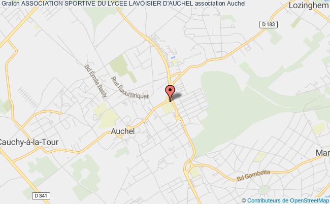 plan association Association Sportive Du Lycee Lavoisier D'auchel Auchel