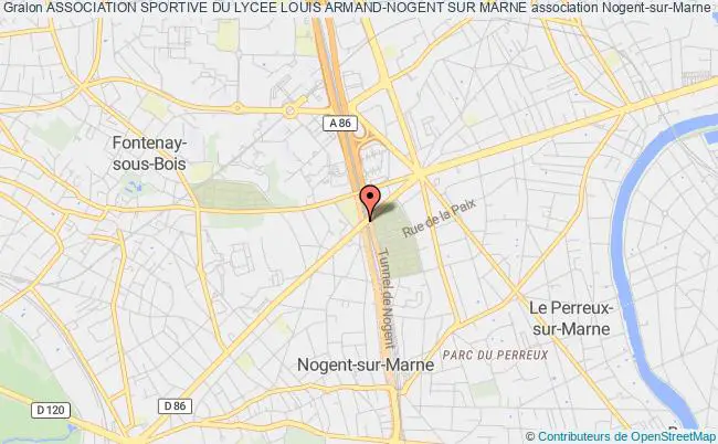 plan association Association Sportive Du Lycee Louis Armand-nogent Sur Marne Nogent-sur-Marne