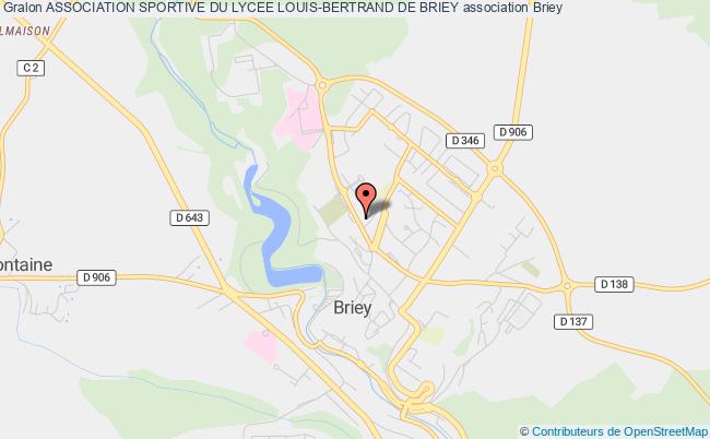 plan association Association Sportive Du Lycee Louis-bertrand De Briey Briey