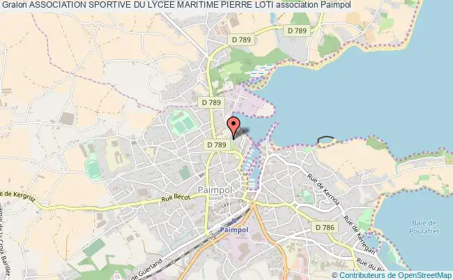 plan association Association Sportive Du Lycee Maritime Pierre Loti Paimpol