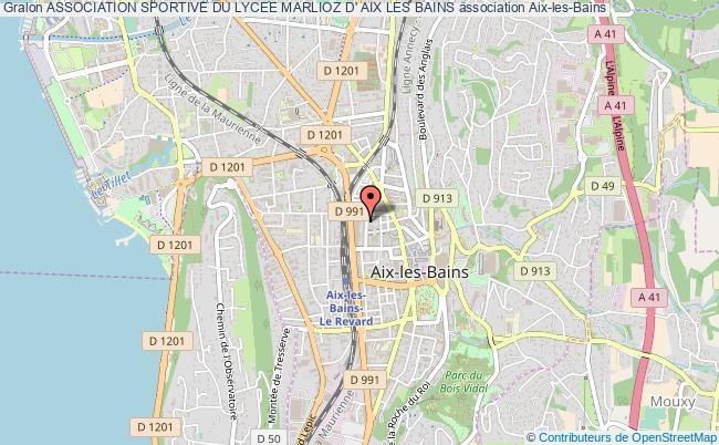 ASSOCIATION SPORTIVE DU LYCEE MARLIOZ D' AIX LES BAINS