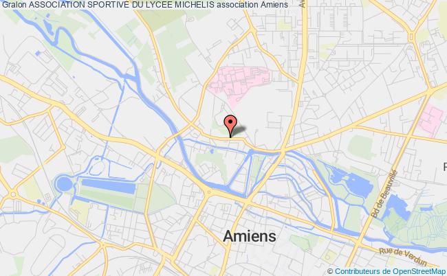 plan association Association Sportive Du Lycee Michelis Amiens