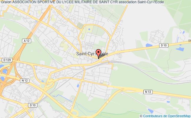 plan association Association Sportive Du Lycee Militaire De Saint Cyr Saint-Cyr-l'École