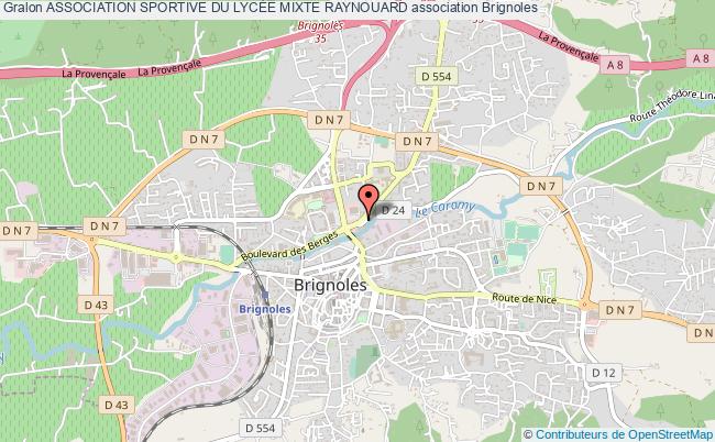 plan association Association Sportive Du LycÉe Mixte Raynouard Brignoles