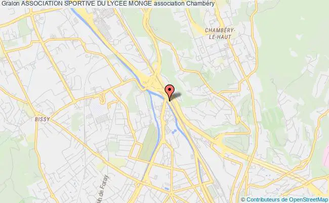 plan association Association Sportive Du Lycee Monge Chambéry