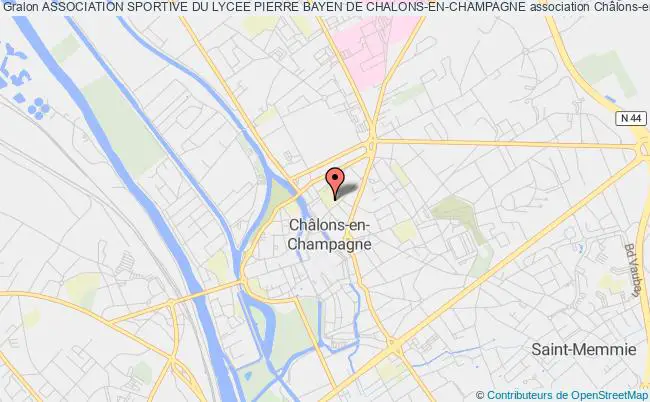 plan association Association Sportive Du Lycee Pierre Bayen De Chalons-en-champagne Châlons-en-Champagne