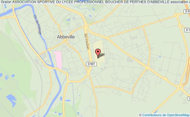 plan association Association Sportive Du Lycee Professionnel Boucher De Perthes D'abbeville Abbeville