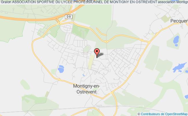 plan association Association Sportive Du Lycee Professionnel De Montigny En Ostrevent Montigny-en-Ostrevent
