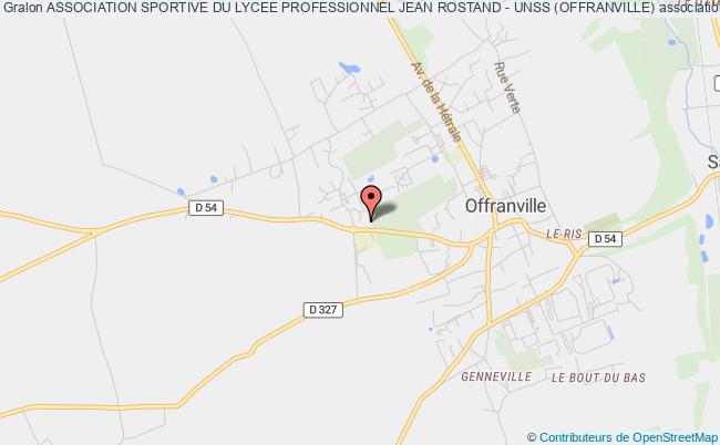 plan association Association Sportive Du Lycee Professionnel Jean Rostand - Unss (offranville) Offranville
