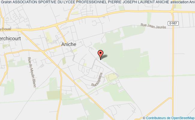 plan association Association Sportive Du Lycee Professionnel Pierre Joseph Laurent Aniche Aniche