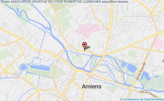plan association Association Sportive Du Lycee Robert De Luzarches Amiens