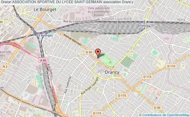 plan association Association Sportive Du LycÉe Saint Germain Drancy