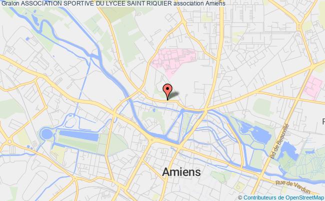 plan association Association Sportive Du Lycee Saint Riquier Amiens