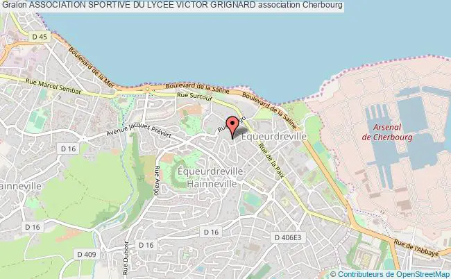plan association Association Sportive Du Lycee Victor Grignard Cherbourg-Octeville