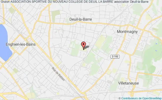 plan association Association Sportive Du Nouveau College De Deuil La Barre Deuil-la-Barre