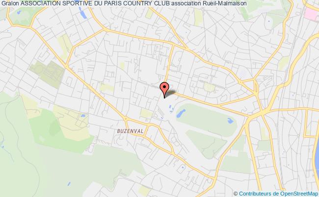 plan association Association Sportive Du Paris Country Club Rueil-Malmaison